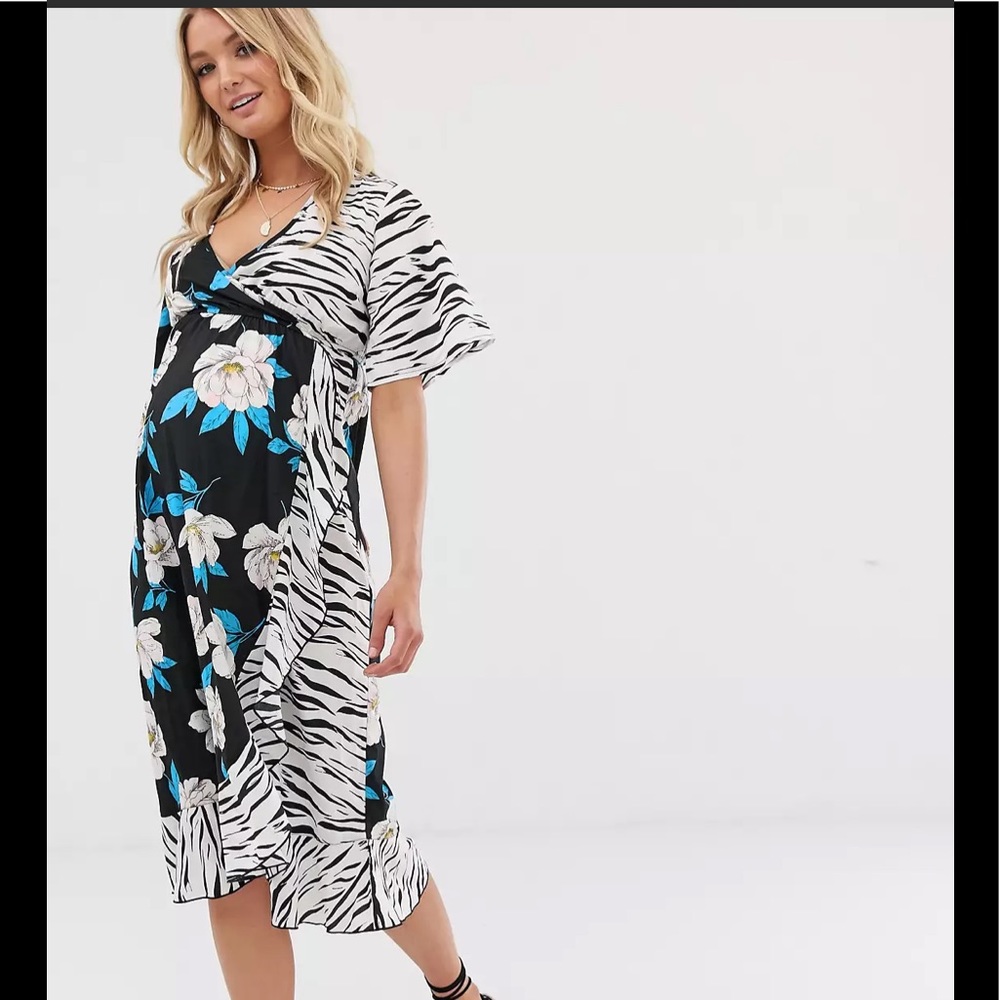 MATERNITY MIDI DRESS